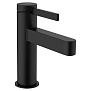 Hansgrohe Finoris Смеситель для раковины, на 1 отв., с донным клапаном, цвет: черный матовый фото в интернет-магазине САНТЕХСИТИ
