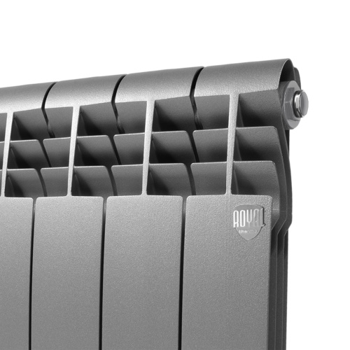 Радиатор биметаллический Royal Thermo BiLiner 500 Silver Satin - 12 секций фото в интернет-магазине САНТЕХСИТИ