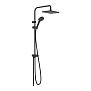 Hansgrohe Vernis Shape Душевая стойка с верхним душем 230 1jet Reno, цвет: матовый черный фото в интернет-магазине САНТЕХСИТИ