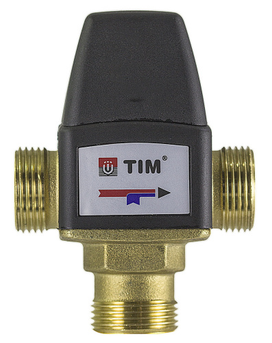 Термостатический смесительный клапан TIM BL311 с бок.подмесом 1/2" (35-60) фото в интернет-магазине САНТЕХСИТИ