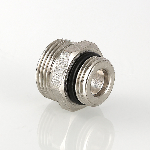 Резьбовой фитинг VALTEC Ниппель переходной 1/2"х3/4ЕК нар.-нар. фото в интернет-магазине САНТЕХСИТИ