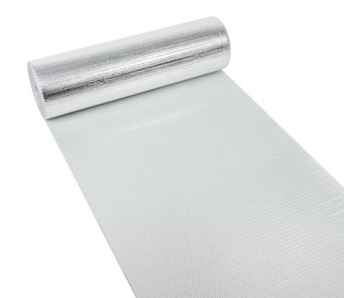 Подложка для теплого пола Алюбабл 4мм АЛ-Т183/10 с защитой (рулон 30м²) фото в интернет-магазине САНТЕХСИТИ