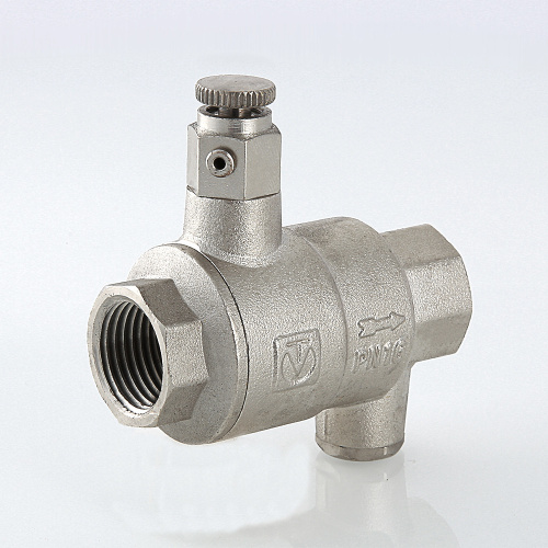 Обратный клапан VALTEC с дренажем и воздухоотводчиком 1/2" фото в интернет-магазине САНТЕХСИТИ