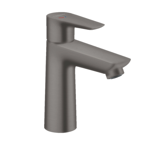 Hansgrohe Talis E Смеситель для раковины на 1 отверстие, однорычажный, высота до излива 104 мм., цвет:шлифованный черный хром фото в интернет-магазине САНТЕХСИТИ