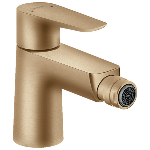 Hansgrohe Talis E Смеситель для биде, 1 отв., цвет: шлифованная бронза фото в интернет-магазине САНТЕХСИТИ