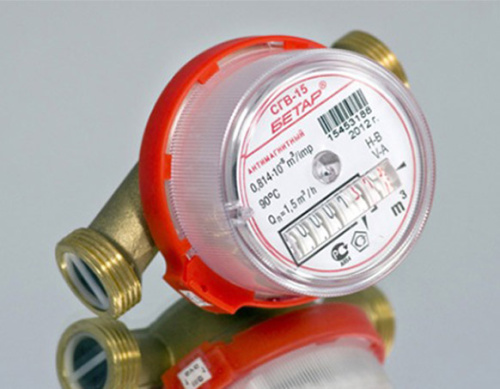 Счетчик воды БЕТАР СГВ 3/4" (в компл. с нак. гайками) фото в интернет-магазине САНТЕХСИТИ