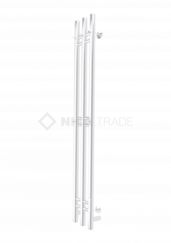 Полотенцесушитель НИКА с греющим кабелем ROBE-4 120/15 RAL9016 фото в интернет-магазине САНТЕХСИТИ