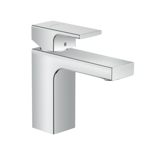 Hansgrohe Vernis Shap Смеситель для раковины, излив 100 мм, цвет: хром фото в интернет-магазине САНТЕХСИТИ