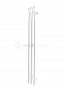 Полотенцесушитель НИКА с греющим кабелем ROBE-4 120/15 RAL9016 фото в интернет-магазине САНТЕХСИТИ