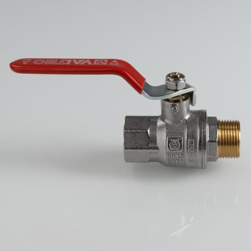 Кран шаровый VALTEC ГОСТ 3/4" вн.-нар. стальная рукоятка фото в интернет-магазине САНТЕХСИТИ