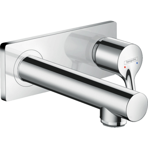 Hansgrohe Talis S Смеситель для раковины, однорычажный, настенный, излив: 16,5см., внешняя часть, цвет: хром фото в интернет-магазине САНТЕХСИТИ