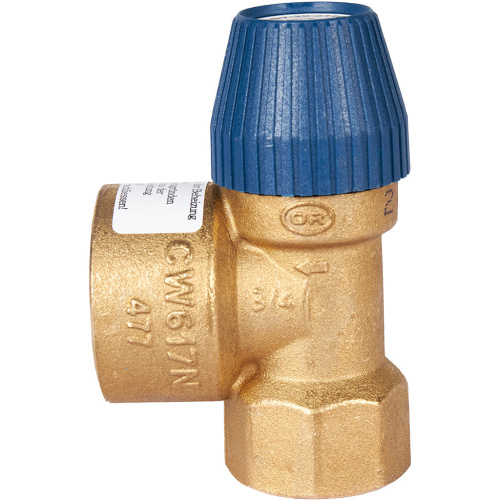 Предохранительный клапан для систем водоснабжения 6 бар 3/4"x1" (477.262) STOUT фото в интернет-магазине САНТЕХСИТИ