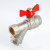 Кран шаровой со встроенным фильтром VALTEC 1/2" вн-вн бабочка фото в интернет-магазине САНТЕХСИТИ