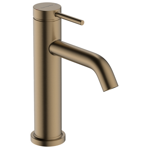 Hansgrohe Tecturis S Смеситель для раковины, на 1 отв., донным клапаном, цвет: бронза матовая фото в интернет-магазине САНТЕХСИТИ