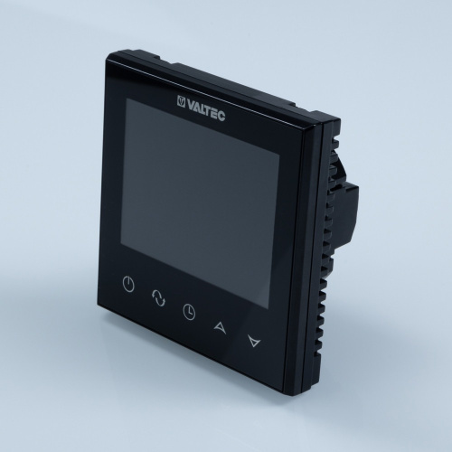 Термостат комнатный VALTEC VT.AC713.B.0 ДВУХКОНТУРНЫЙ с Wi-Fi черный фото в интернет-магазине САНТЕХСИТИ