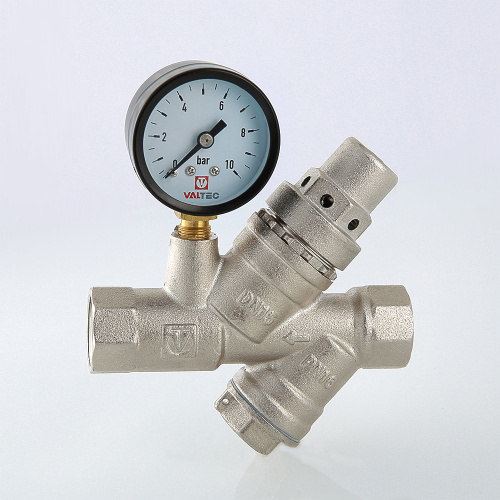 Клапан автоматической подпитки VALTEC c манометром и фильтром 1/2" фото в интернет-магазине САНТЕХСИТИ