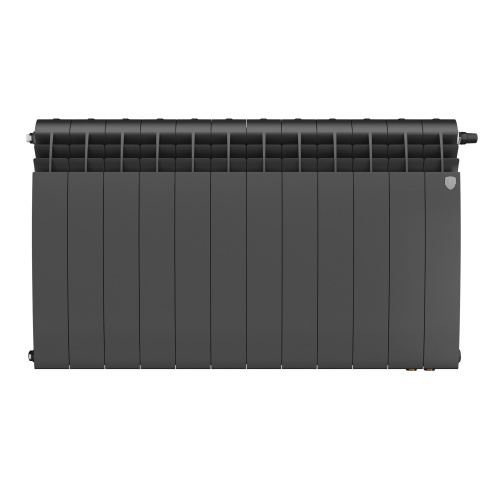 Радиатор биметаллический Royal Thermo BiLiner 500 Noir Sable VR80 - 12 секц. фото в интернет-магазине САНТЕХСИТИ