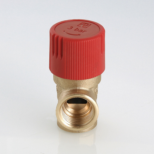 Клапан предохранительный VALTEC 1/2" вр/вр 1,5bar (черный колпачок) (16/128) фото в интернет-магазине САНТЕХСИТИ