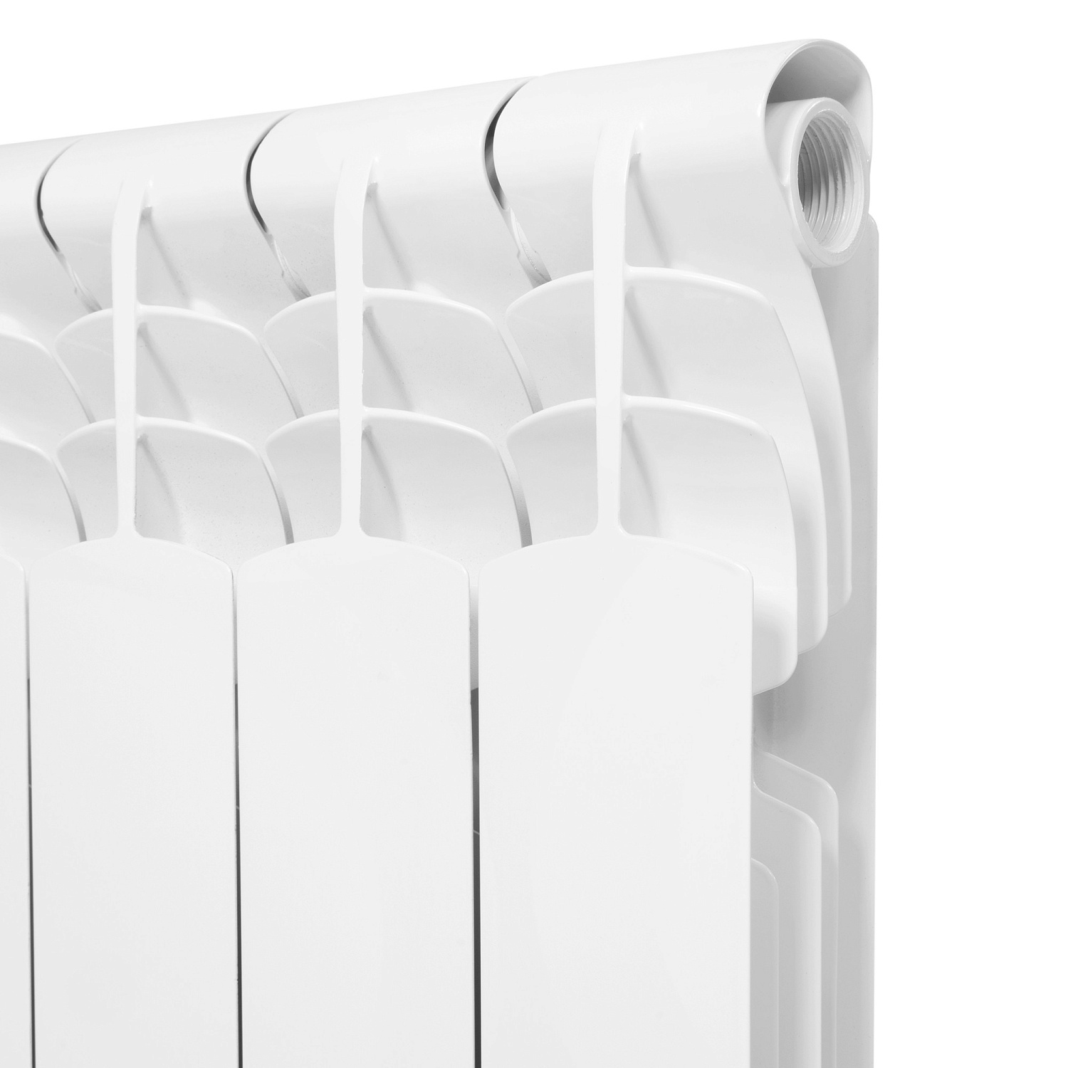 Радиатор алюминиевый Royal Thermo Revolution 500 - 4 секц. фото в интернет-магазине САНТЕХСИТИ