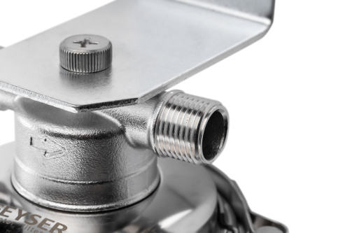 Магистральный фильтр Гейзер-Премьер SL10 из нерж. стали 1/2" фото в интернет-магазине САНТЕХСИТИ