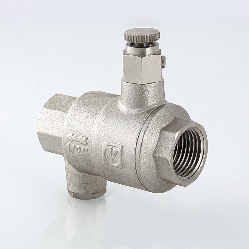 Обратный клапан VALTEC с дренажем и воздухоотводчиком 1/2" фото в интернет-магазине САНТЕХСИТИ