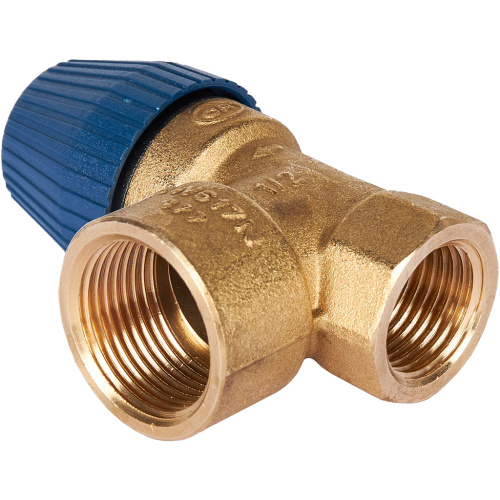 Предохранительный клапан для систем водоснабжения 6 бар 1/2"х3/4" (477.162) STOUT фото в интернет-магазине САНТЕХСИТИ