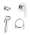 Гигиенический душ GROHE со смесителем встраиваемый BauFlow 124900 хром фото в интернет-магазине САНТЕХСИТИ
