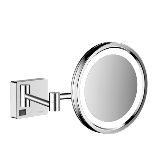 Hansgrohe AddStoris Косметическое зеркало с LED подсветкой, цвет: хром фото в интернет-магазине САНТЕХСИТИ
