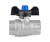 Кран шаровый PROFACTOR STRONG 1/2" вн.-вн бабочка фото в интернет-магазине САНТЕХСИТИ