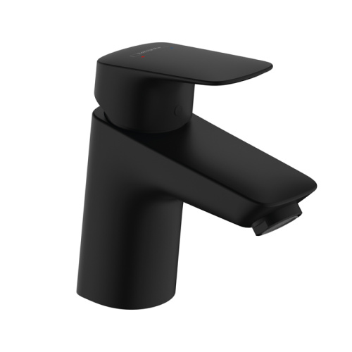 Hansgrohe Logis Смеситель для раковины 70, однорычажный, без сливного набора, цвет: матовый черный фото в интернет-магазине САНТЕХСИТИ
