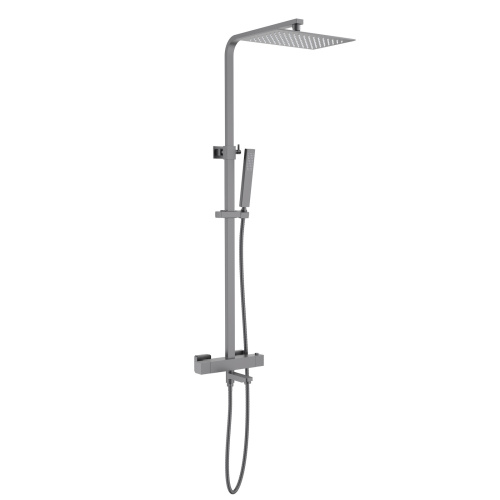 Душевая система с термостатом Timo Tetra-thermo SX-0169/18 черное золото фото в интернет-магазине САНТЕХСИТИ