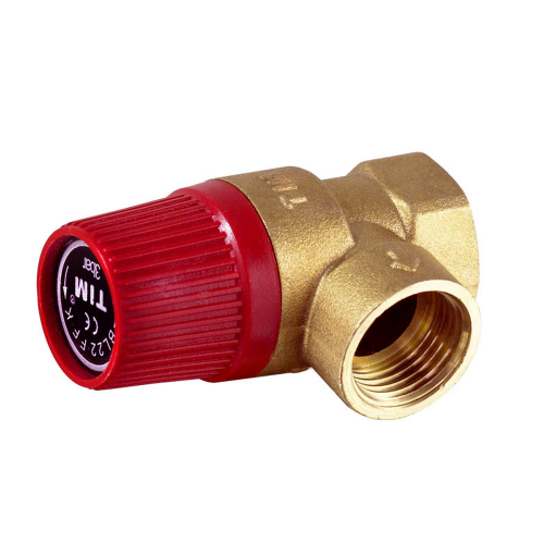 Клапан предохранительный TIM 1/2" вр/вр  1.5bar фото в интернет-магазине САНТЕХСИТИ