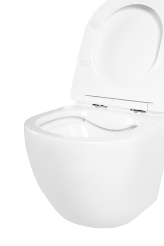 Подвесной унитаз BelBagno Uno безободковый, сиденье soft close, белый фото в интернет-магазине САНТЕХСИТИ