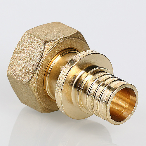 Аксиальный фитинг VALTEC Муфта с накидной гайкой 20х1/2" фото в интернет-магазине САНТЕХСИТИ