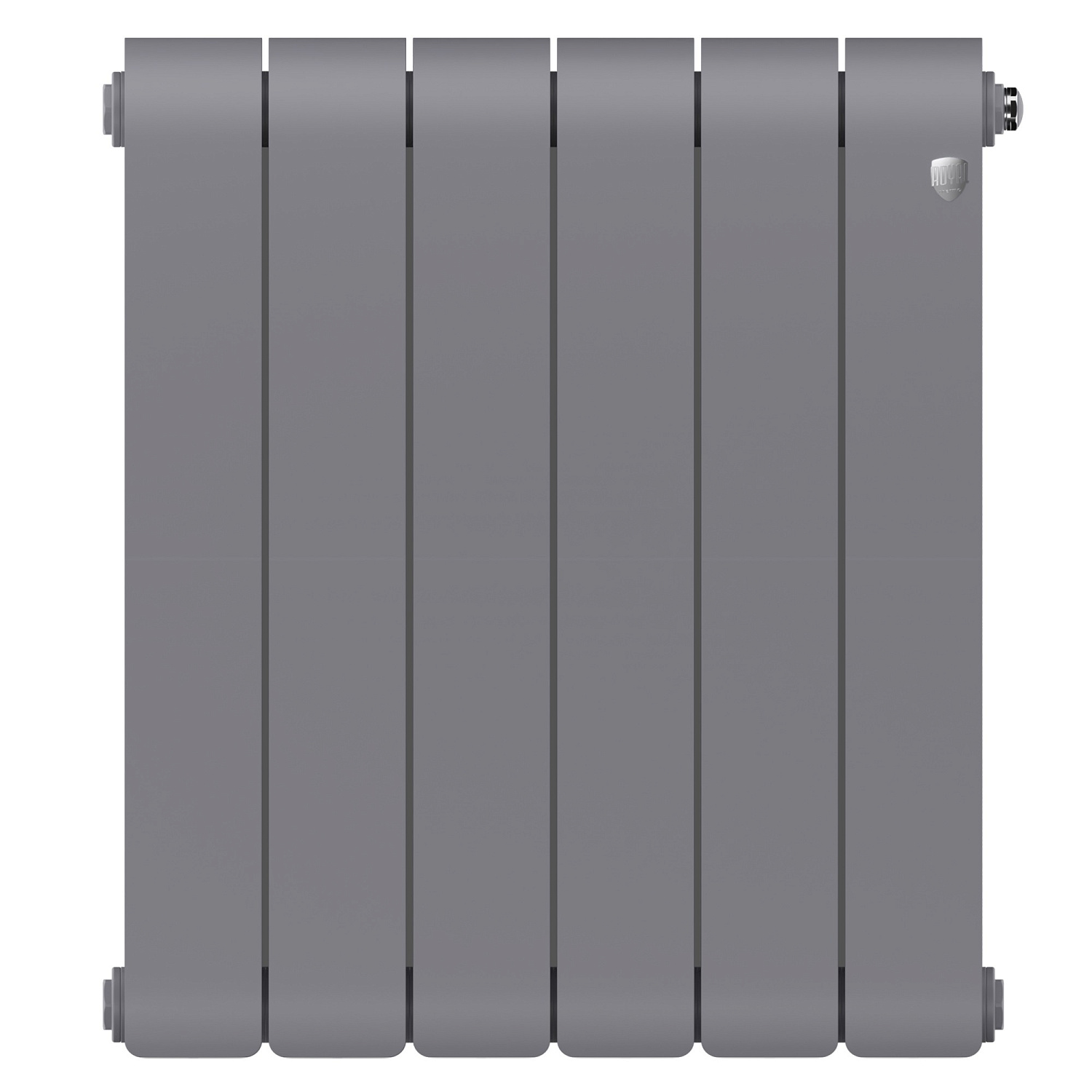Радиатор биметаллический Royal Thermo Infinity 500 Silver Satin - 6 секц. фото в интернет-магазине САНТЕХСИТИ