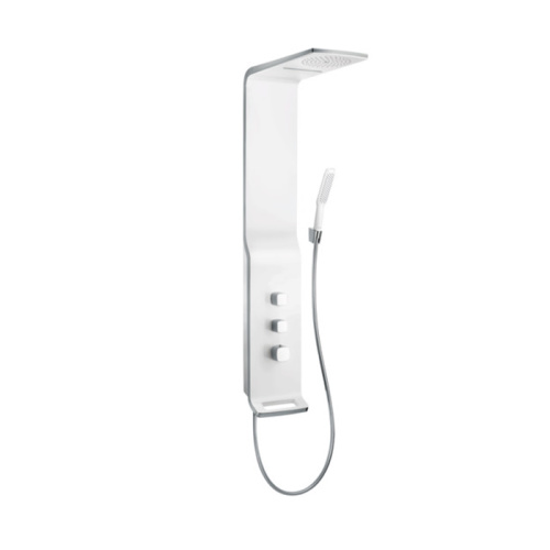 Hansgrohe Raindance Lift Душевая панель с верхним душем, водопад, ручным душем и термостатическим смесителем, цвет: хром/белый фото в интернет-магазине САНТЕХСИТИ
