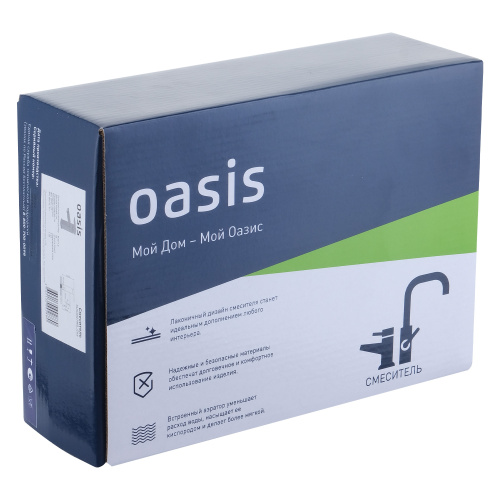 Смеситель OASIS для раковины SUS3021MG_Cha фото в интернет-магазине САНТЕХСИТИ