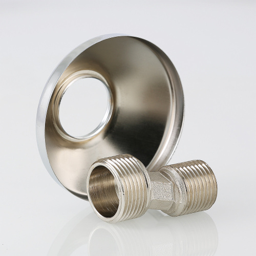 Резьбовой фитинг VALTEC Эксцентрик с декоративной чашкой 3/4"х1/2" фото в интернет-магазине САНТЕХСИТИ