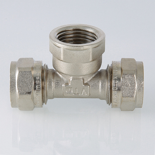 Обжимной фитинг VALTEC Тройник с переходом на вн. р. 20х1/2" фото в интернет-магазине САНТЕХСИТИ