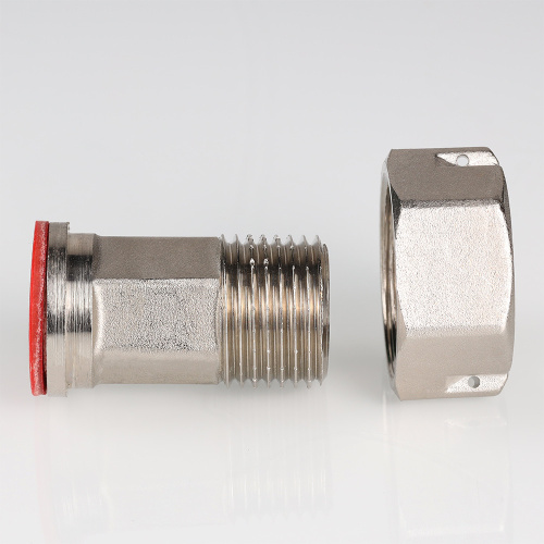 Резьбовой фитинг VALTEC Полусгон с накидной гайкой (под пломбу) 3/4" фото в интернет-магазине САНТЕХСИТИ