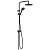 Hansgrohe Vernis Blend Душевая стойка с верхним душем 200 1jet Reno, цвет: матовый черный фото в интернет-магазине САНТЕХСИТИ