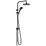 Hansgrohe Vernis Blend Душевая стойка с верхним душем 200 1jet Reno, цвет: матовый черный фото в интернет-магазине САНТЕХСИТИ