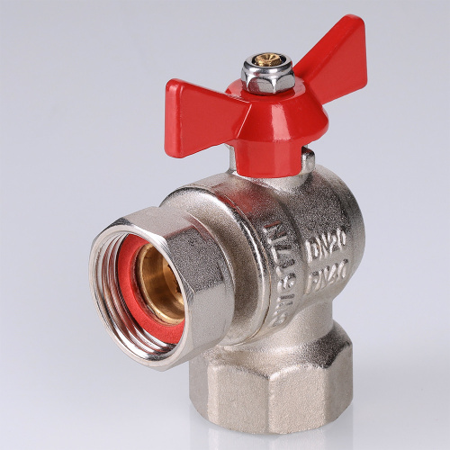 Кран шаровой угловой с накидной гайкой VALTEC (КОРОТКИЙ) 3/4" вн-вн (12/48) фото в интернет-магазине САНТЕХСИТИ