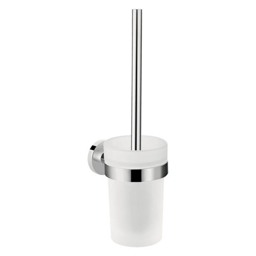 Hansgrohe Logis Universal Туалетный ершик подвесной, цвет: хром/белый фото в интернет-магазине САНТЕХСИТИ