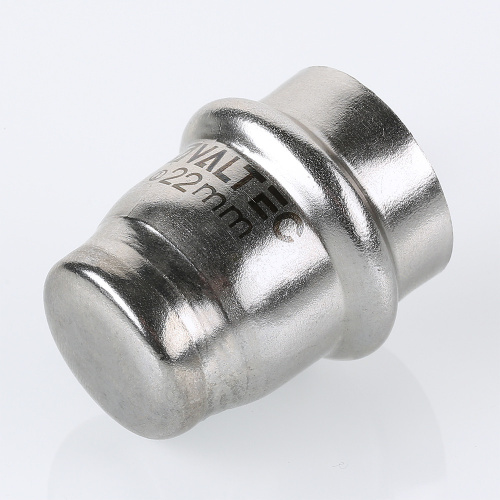 Фитинг нержавеющая сталь VALTEC заглушка 15 мм фото в интернет-магазине САНТЕХСИТИ