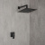 Смеситель для душа встраиваемый 1 выход Mariani, коллекция Rebel, модель B14179RE чёрный матовый фото в интернет-магазине САНТЕХСИТИ