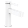 Hansgrohe Finoris Смеситель для раковины, на 1 отв., с донным клапаном, цвет: белый матовый фото в интернет-магазине САНТЕХСИТИ