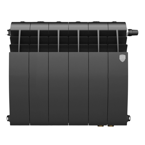 Радиатор биметаллический Royal Thermo BiLiner 350 Noir Sable VR80 - 6 секц. фото в интернет-магазине САНТЕХСИТИ