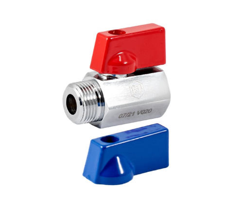 Кран шаровой PROFACTOR CHROME мини для бытовой техники в/н 3/8" фото в интернет-магазине САНТЕХСИТИ