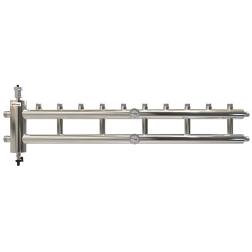 Коллектор с гидроразделителем ПРОКСИТЕРМ из нерж. стали GSK 40-5.1 120 кВт 5+1 контур фото в интернет-магазине САНТЕХСИТИ